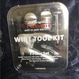 Rabbit Wine Tool Kit - Silver